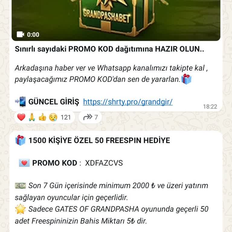GrandPashaBet Promokodları Süre Dolmadan Geçersiz Gösteriliyor