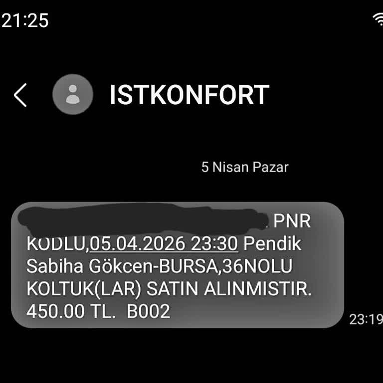 İstanbul Konfor Firmasında Konfor Hayal Kırıklığı: Rahatsız Koltuklar Ve Saygısız Şoför