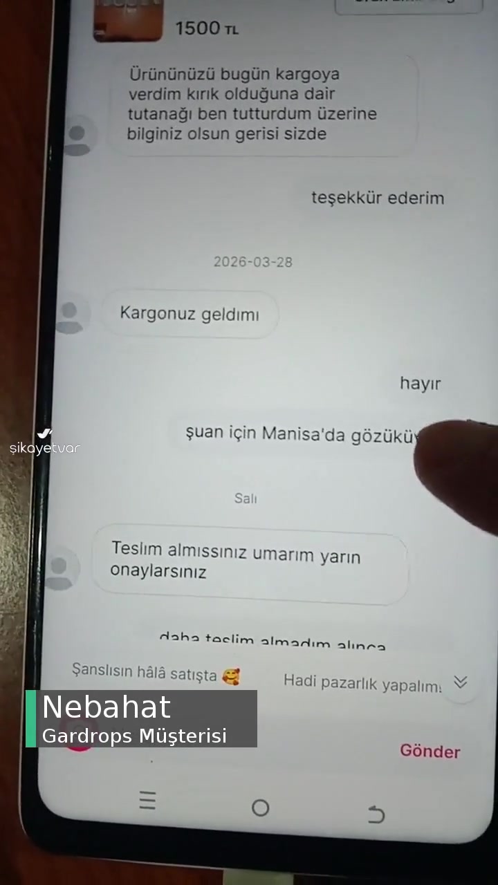 Gardrops Kristal Takım İade Süreci! videonun kapak resmi