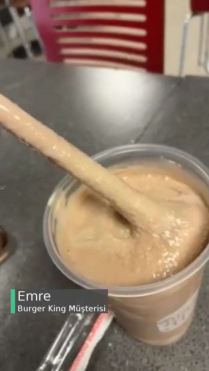 Burger King Denizli Çınar'da Bozuk Milkshake videonun kapak resmi