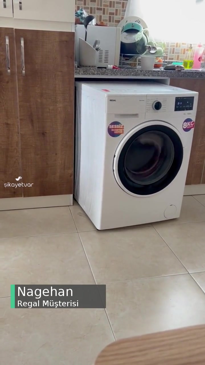 Regal Çok Sesli Ve Yürüyen Çamaşır Makinesi videonun kapak resmi