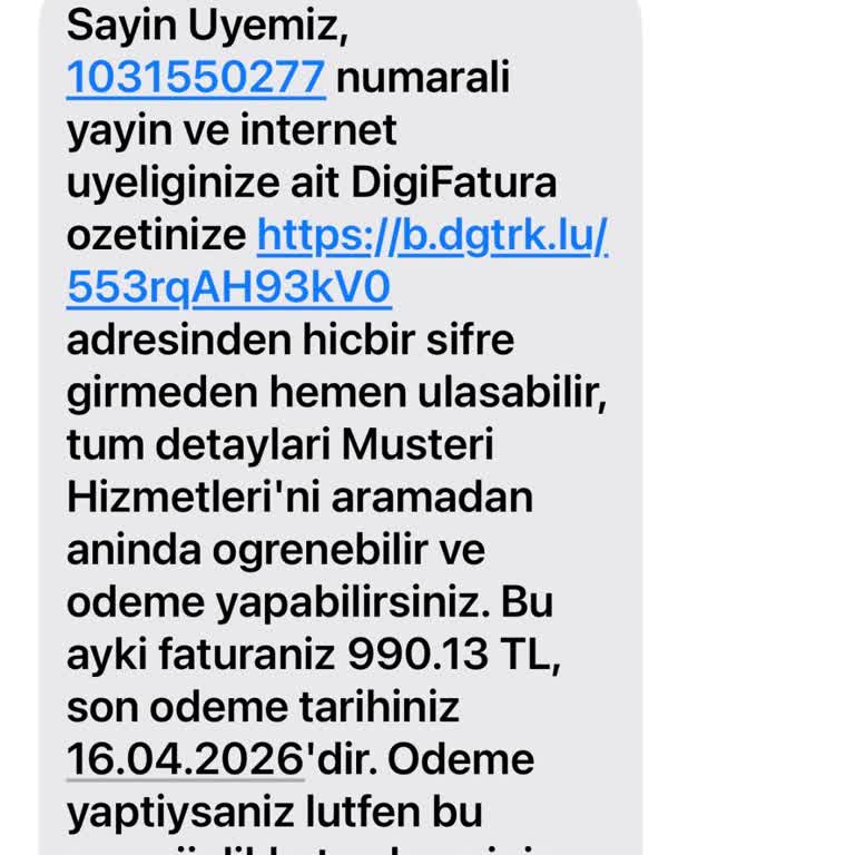 İnternet Hizmeti Çalışmıyor Ve Aşırı Fatura İptali Talebi