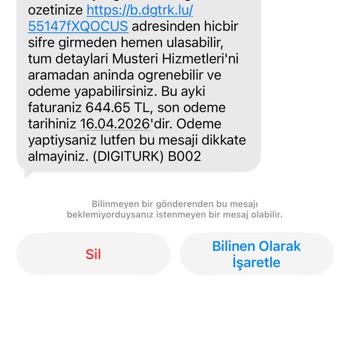 Digiturk Abonelik İptali Sürecindeki Çelişkili SMS Bildirimleri Ve Haksız Fatura