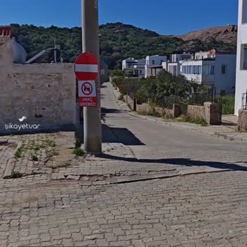 Bodrum Belediyesi Salkım Sokaktaki Kamyon Trafiği