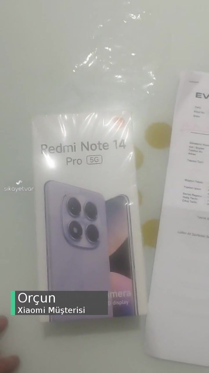 Xiaomi Redmi Note 14 Pro 5G Ayıplı! videonun kapak resmi