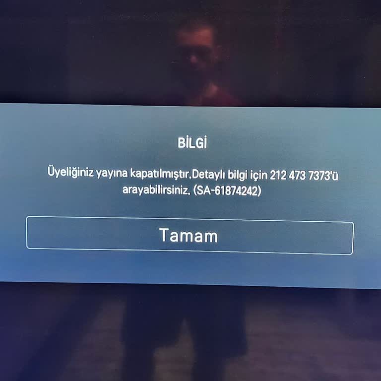 Ücretli Yayınım Aniden Kesildi Ve Müşteri Hizmetlerine Ulaşılamıyor