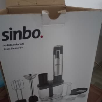 Sinbo Multi Blender Kablolu Doğrayıcı Parçası Kısa Sürede Arızalandı Ve Garanti Talebi