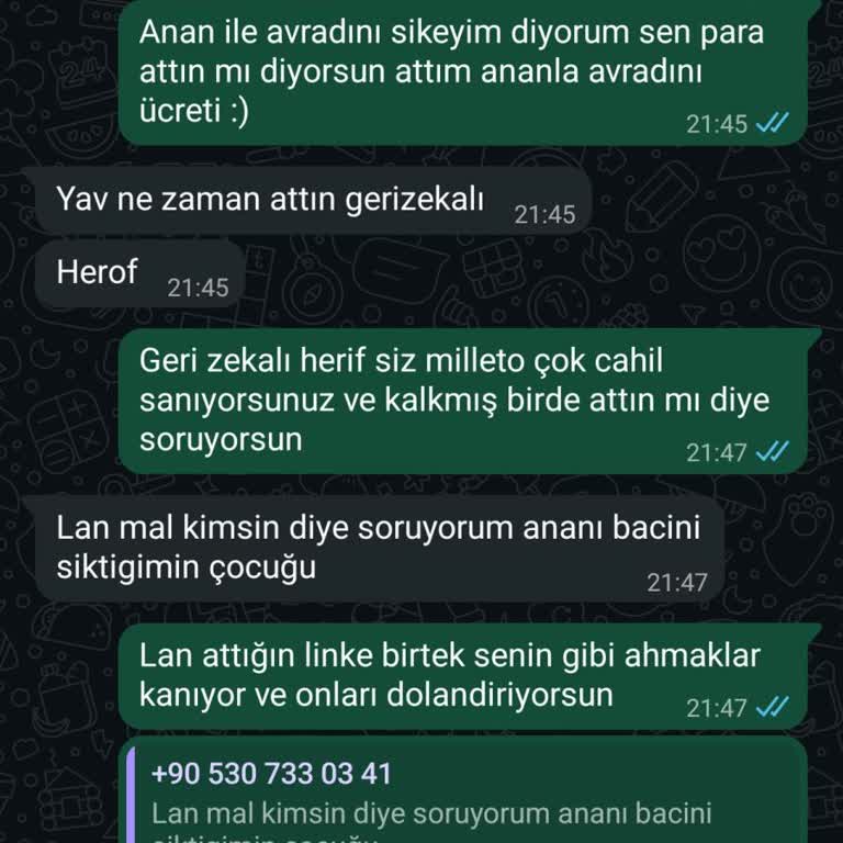 Sahte Güvenli Ödeme Linki Ve Hakaretli Mesajlar İçin İnceleme Talebi
