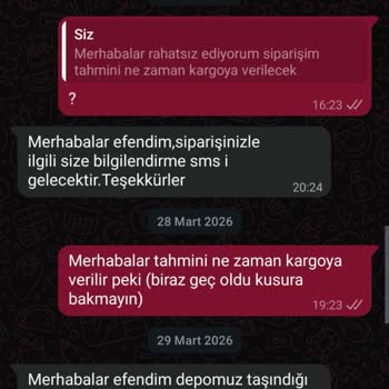 Ödeme Aldı, Sipariş Ve Bilgilendirme Yok, İade Talep Ediliyor