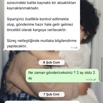 Organic Scarfs Siparişim Kargoya Çıkmadı, Ücret İadesi Talebi