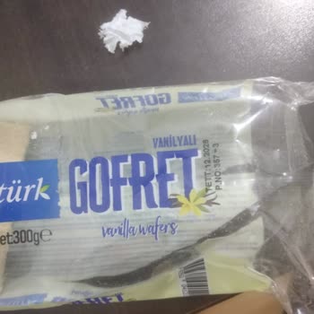 Aktürk Helva Aktürk Gofretten Plastik Parçası Çıkması