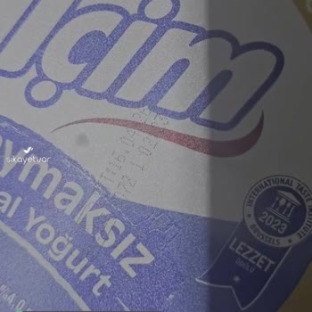 İçim Kaymaksız Yoğurt Küflü Ve Bozuk Çıktı