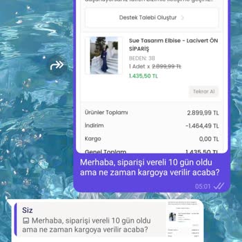 Sipariş Gecikmesi Ve İade Reddi Şikayeti