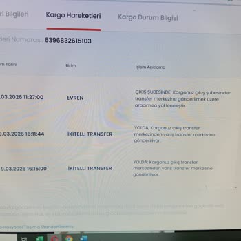 Teslim Edilmediği Görünen Kargo Ve Geri Ödenmeyen 723,90 TL Ücretine Şikayet