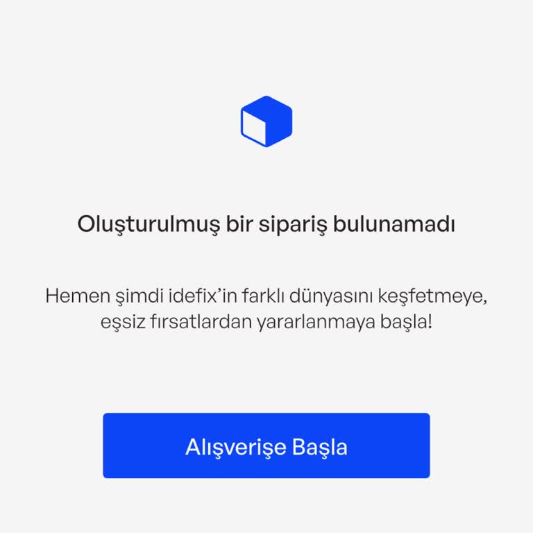 İdefix'ten Çekilen Tutar Görünmeyen Sipariş İçin Geri Ödeme Talebi