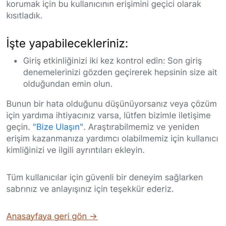 VFS Global’da Kullanıcı Kimliği Erişim Kısıtlaması Hatası Randevu Alımını Engelliyor