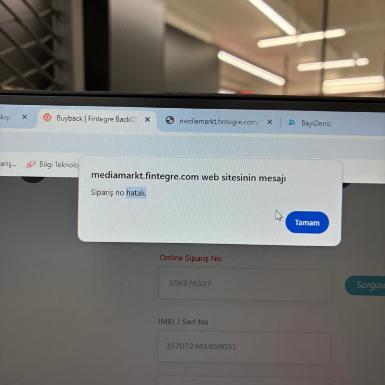 Media Markt Sistem Hatası İle Eski Cihaz Teslim Süresi Aşıldı Ve Geri Alım Bedeli Ödenmedi