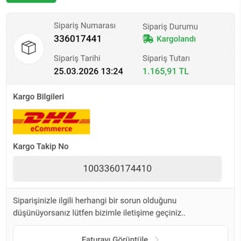 Kargo Takip Numarası Bulunamıyor Ve Sipariş Kargoya Verilmiyor