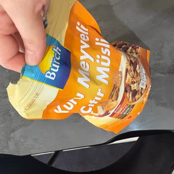 Burch Granola Ürününün Renk Ve Kıvam Sorunu Nedeniyle Tüketilemedi Ve Ziyan Oldu