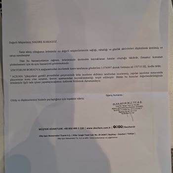 Skechers Ayakkabısında 2 Ayda Açılma, Garanti Kapsamı İhlali Ve Kullanıcı Hatası İddiası