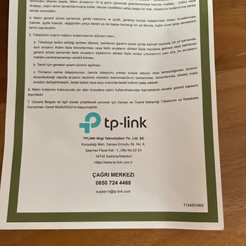 Garanti Modemi Arızası Ve İnternet Kesintisi Şirket Tarafından Çözülmedi