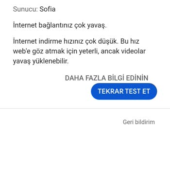 Vodafone Sınırsız İnternet Hattında Sürekli Çekim Ve Hız Sorunları