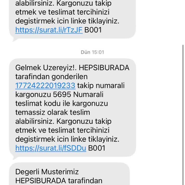 Sürat Kargo Yanıltıcı Teslimat Bilgisi Ve Ertesi Gün Dağıtıma Çıkarılmaması