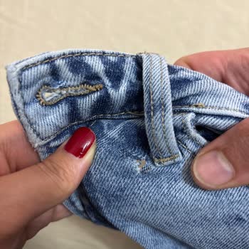 Mavi Pantolon Kemer Dikişinde Tekrarlayan Yırtılma Sorunu