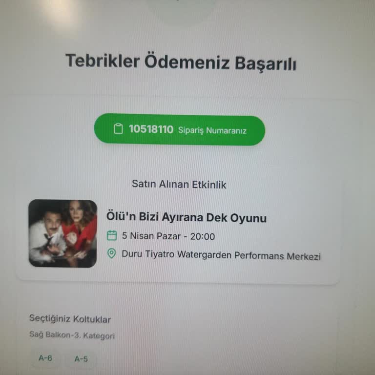 Biletim Başkasına Satıldı, Yerim Değiştirildi Ve Geri Dönüş Yok