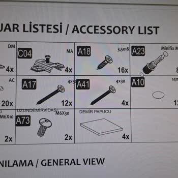 Vivense Bodrum Mağazasından Gelen Konsolda Eksik Vida Ve Ahşap Parçalar