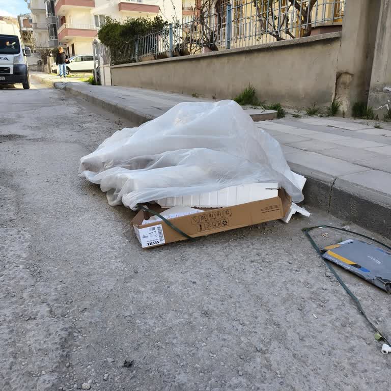 Malatya Battalgazi'de Vestel Servisi Sokakları Ambalajlarla Doldurdu