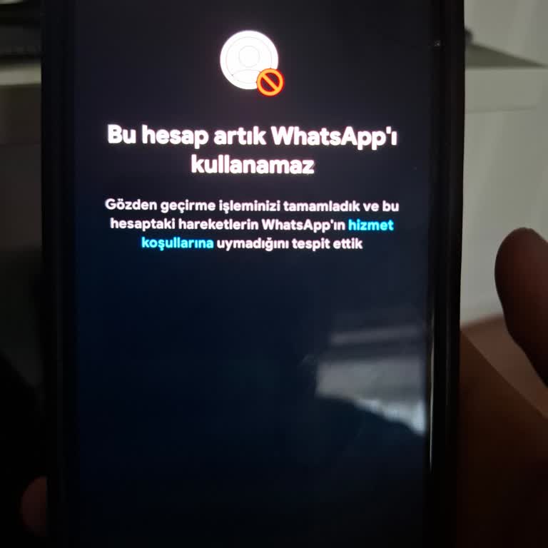 WhatsApp Hesabım Açıklama Olmadan Kapatıldı