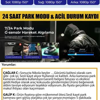 4 Kameralı Araç Kamerası Tek Kameralı Gönderildi Ve Sürat Kargo Cevap Vermedi