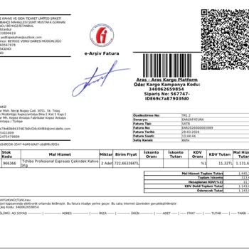 İdefix Üzerinden Eksik Kahve Siparişine Hızlı Kargo Ve Açıklama Talebi