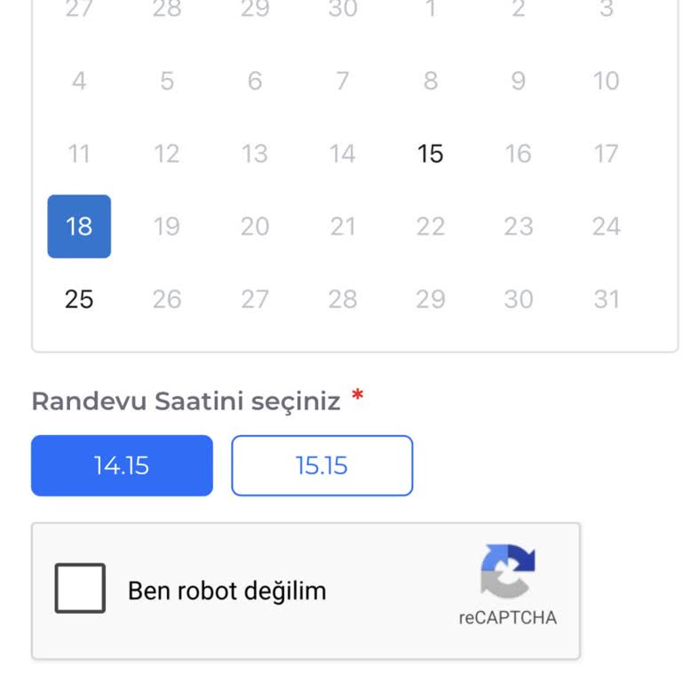 Kosmos Vize Hizmetleri Randevu Sistemi Boş Görünen Günlerde Dolmuştur Uyarısı Veriyor