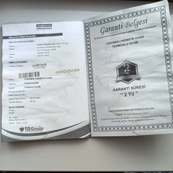 Kombinin Altından Su Gelmesi Ve E01 Hatası Garanti Kapsamına Alınmadı