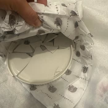 Kırık Tabağım İçin Hızlı Ve Ücretsiz Yeniden Gönderim İstiyorum