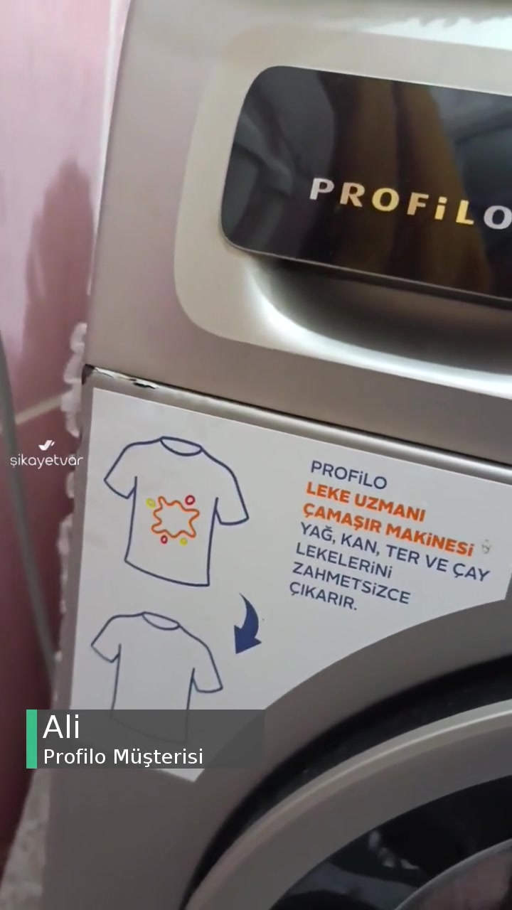 Profilo Çamaşır Makinesi Deforme Oldu! videonun kapak resmi
