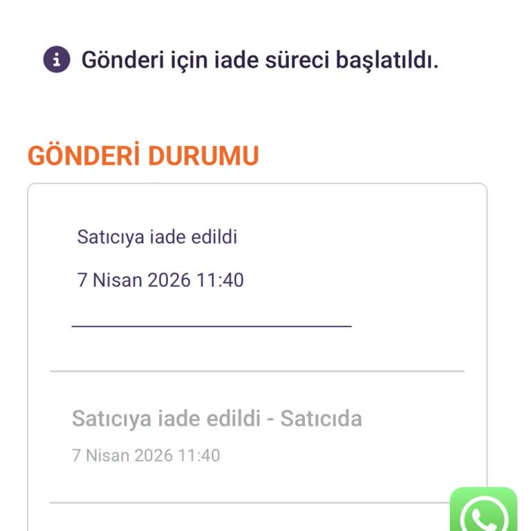 Teslim Edilmeyen Telefon Kılıfı İçin Gecikmeli İade Ve Yanıtsız İletişim