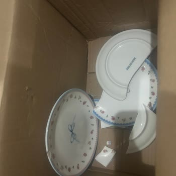 Kırık Tabaklar Ve Yetersiz Paketleme Nedeniyle Hızlı Değişim Talebi