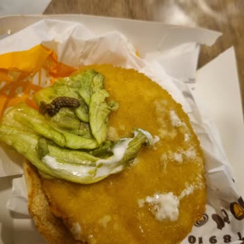 Burger King Tavuk Burgerinde Solucan Tespit Edildi