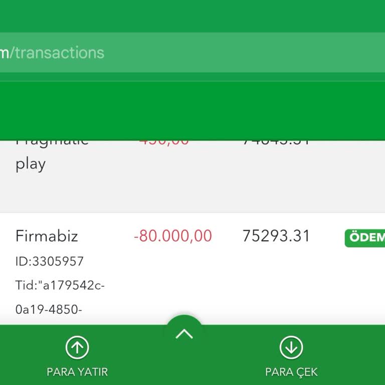 80 Bin TL Çekim Talebim Ödenmiş Göstermesine Rağmen Hesaba Yatırılmadı
