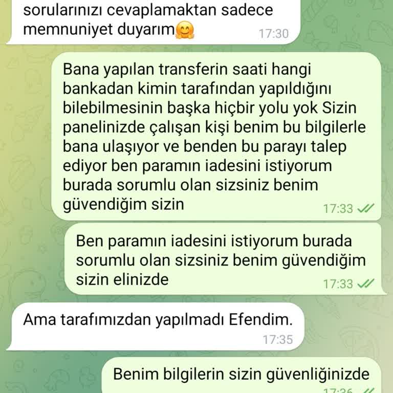 Parabet’te Sahte Arama Sonrası 5.000 TL İade Talebi