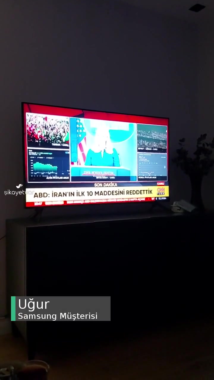 Samsung Tu8000 50" Ekran Açılıp Kapanma Sorunu! videonun kapak resmi