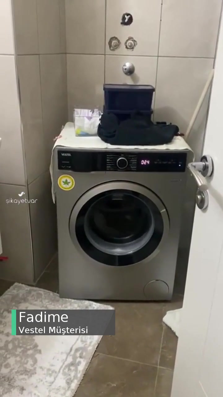 Vestel Cmı 87202 G Wifi Çamaşır Makinem Evin İçinde Yürüyor videonun kapak resmi