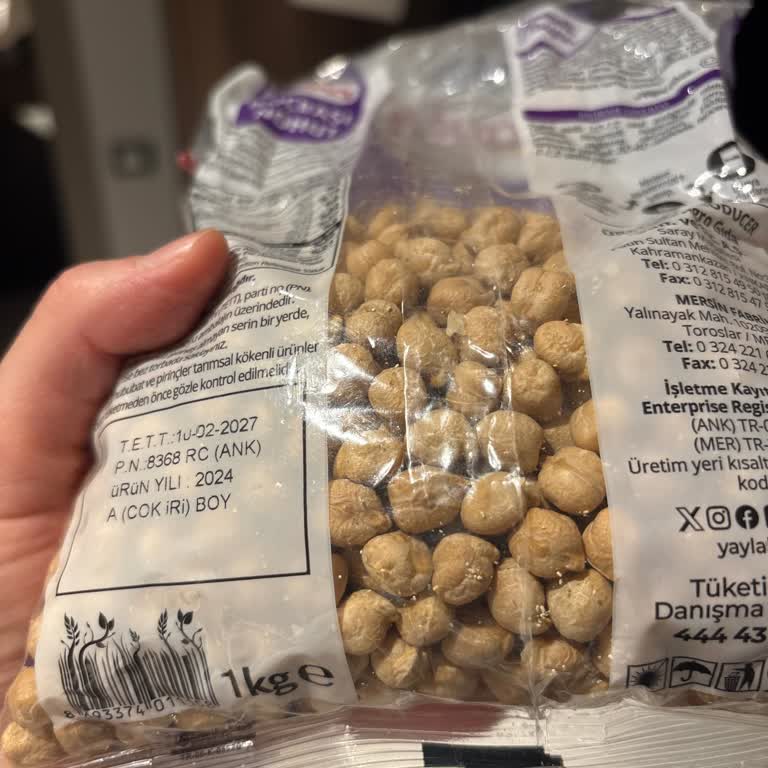 Yayla Nohut Paketi İçinde Böcek Tespit Edildi Gıda Güvenliği Sorunu
