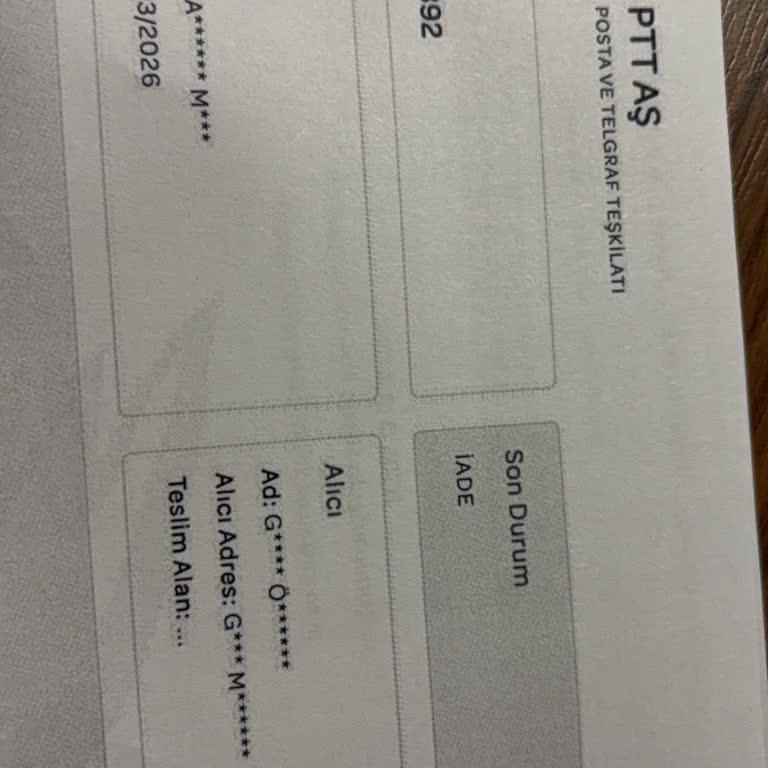 Teslim Alınmadığı Halde Kimlik Üzerinden Teslim Gösterilmesi Ve İade Sorunu