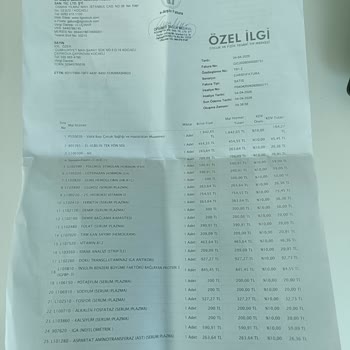 Test Sonuçlarının Gecikmesi Ve Yanlış Bilgi Nedeniyle Ücret İadesi Talebi