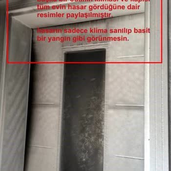 Vestel Klima Patlaması Ve Yangını Sonucu Evimiz Ve Hayatımız Büyük Zarar Gördü