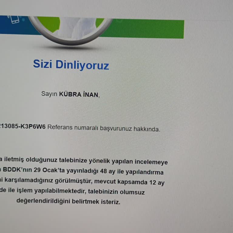 12 Aylık Kısa Vadeli Yüksek Taksit Planı İle Borç Ödememde Zorluk